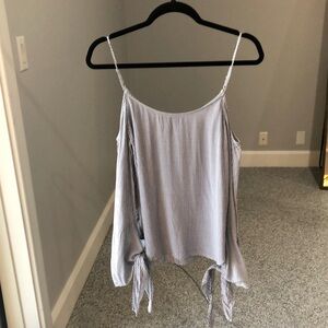 BCBGMaxazria Off-shoulder Stripe Blouse Size S